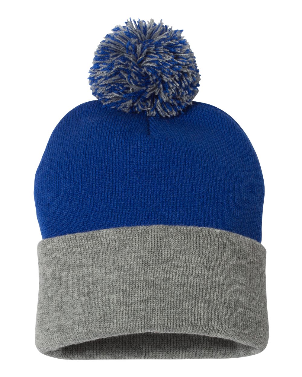 Sportsman SP15 Unisex Pom Pom 12 Knit Beanie