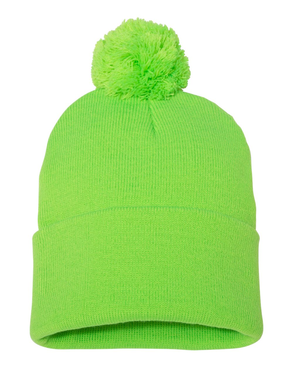 Sportsman SP15 Unisex Pom Pom 12 Knit Beanie