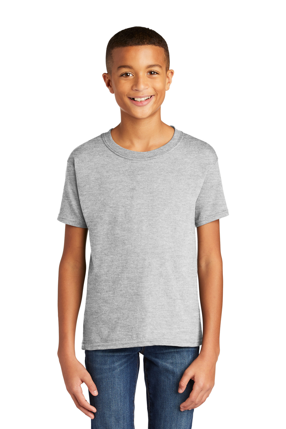 Gildan G640B Youth Ring Spun Softstyle Tee Top Modern Classic Fit T-Shirt - Picture 20 of 21