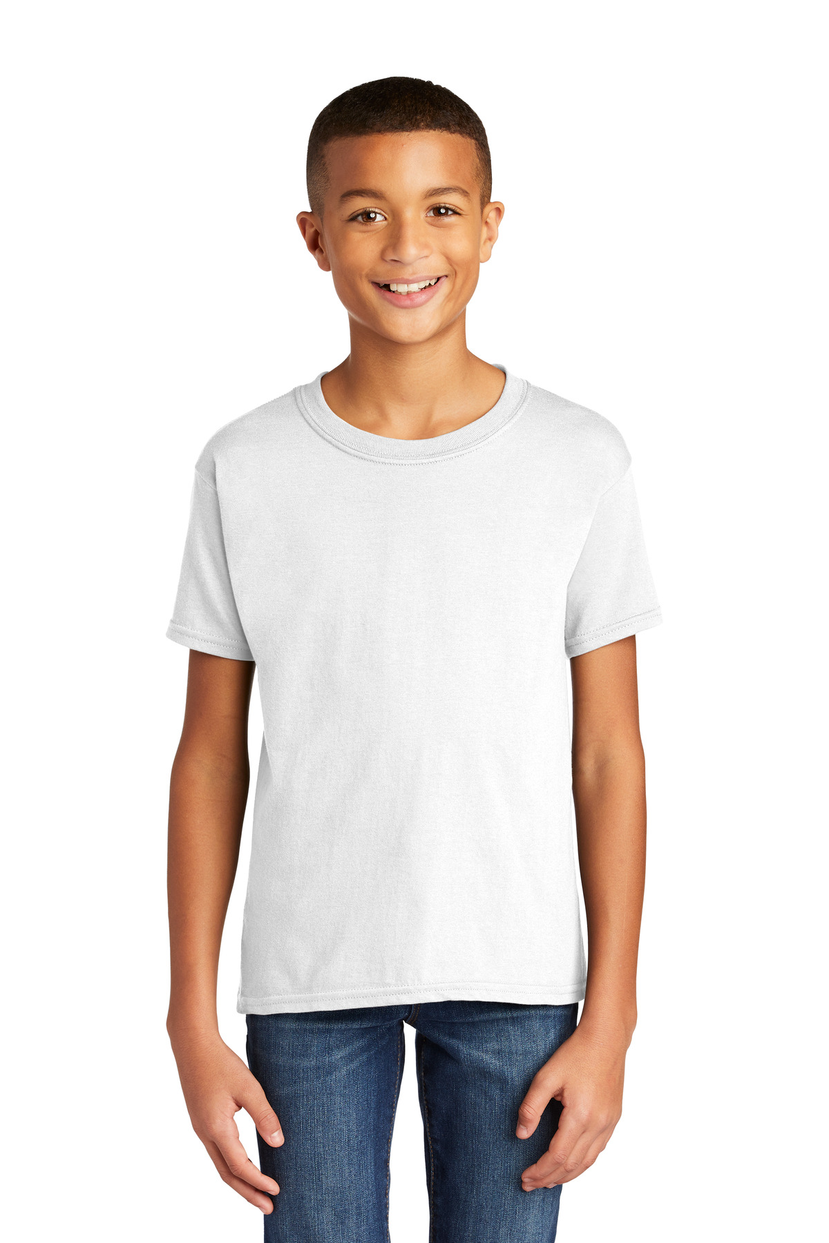 Gildan G640B Youth Ring Spun Softstyle Tee Top Modern Classic Fit T-Shirt - Picture 21 of 21