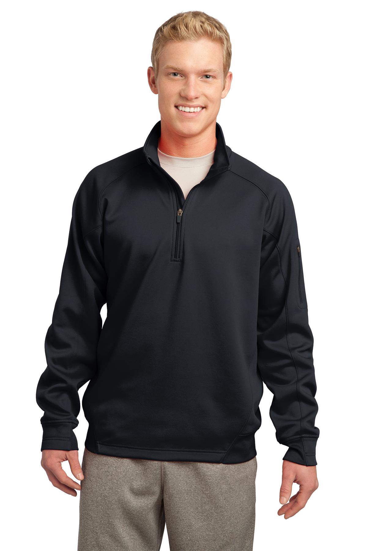 Sport-Tek F247 Men's 100% Polyester Tech Fleece 1/4-Zip Long Sleeve Pullover - Picture 2 of 9
