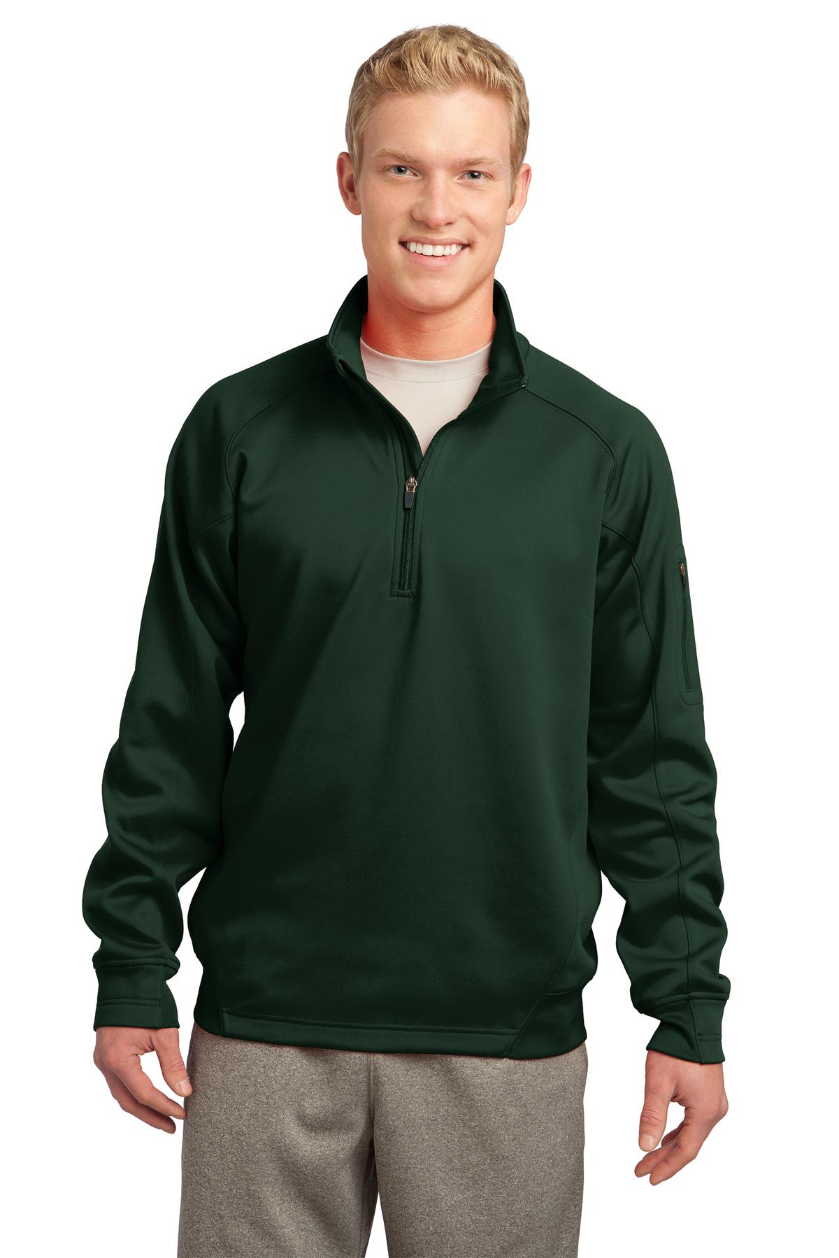 Sport-Tek F247 Men's 100% Polyester Tech Fleece 1/4-Zip Long Sleeve Pullover - Picture 4 of 9