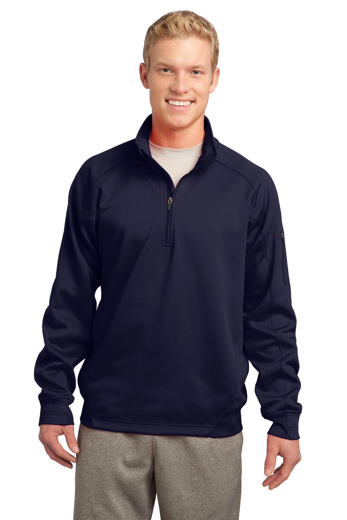 Sport-Tek F247 Men's 100% Polyester Tech Fleece 1/4-Zip Long Sleeve Pullover - Picture 7 of 9