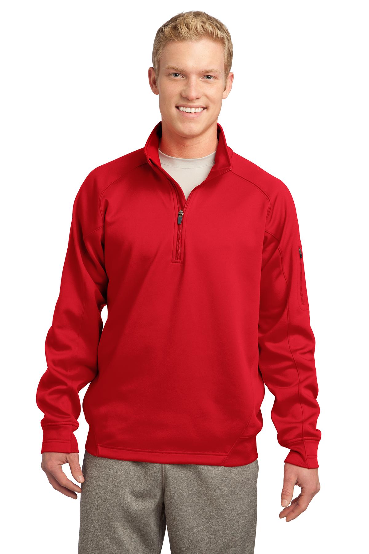 Sport-Tek F247 Men's 100% Polyester Tech Fleece 1/4-Zip Long Sleeve Pullover - Picture 8 of 9
