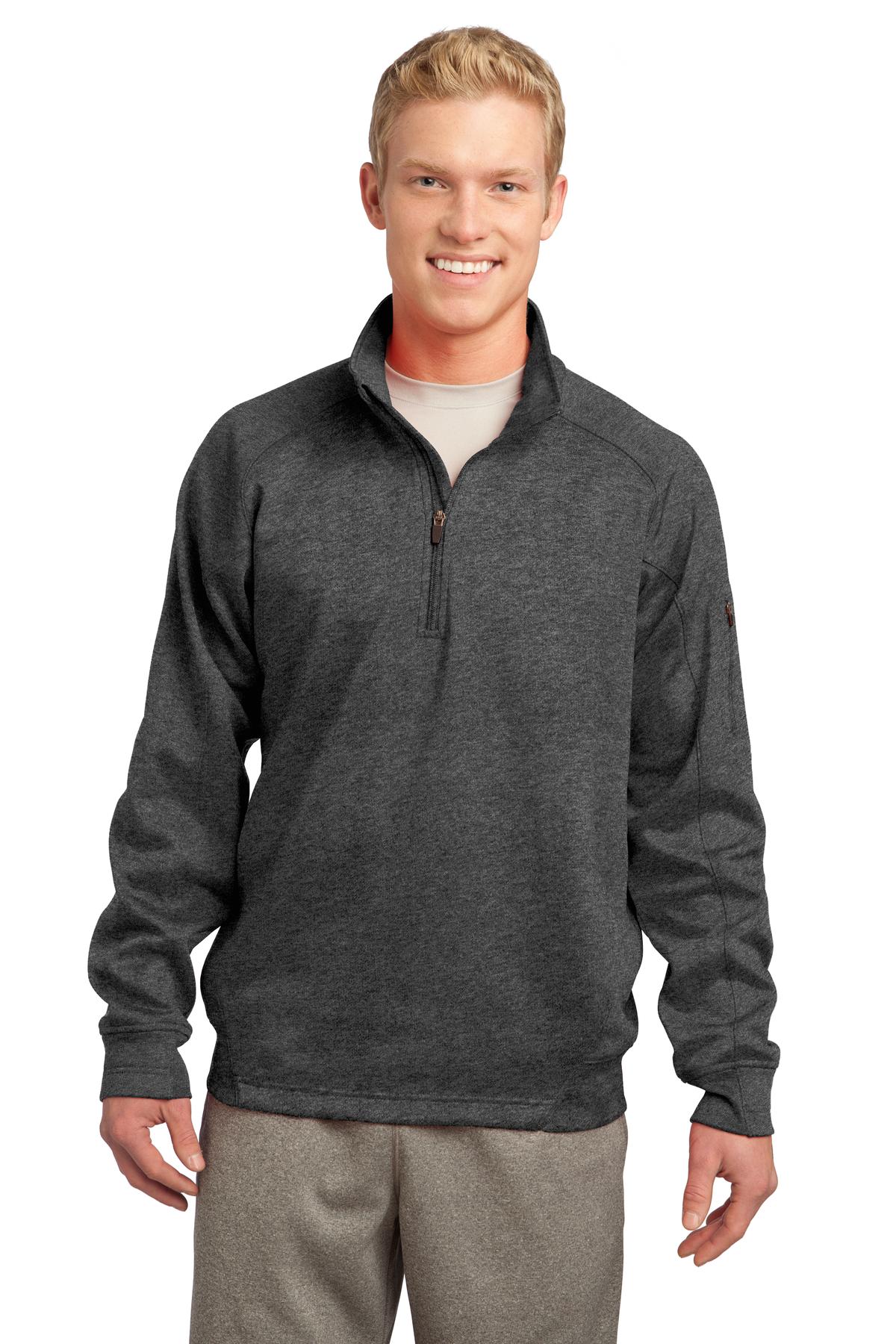 Sport-Tek F247 Men's 100% Polyester Tech Fleece 1/4-Zip Long Sleeve Pullover - Picture 5 of 9