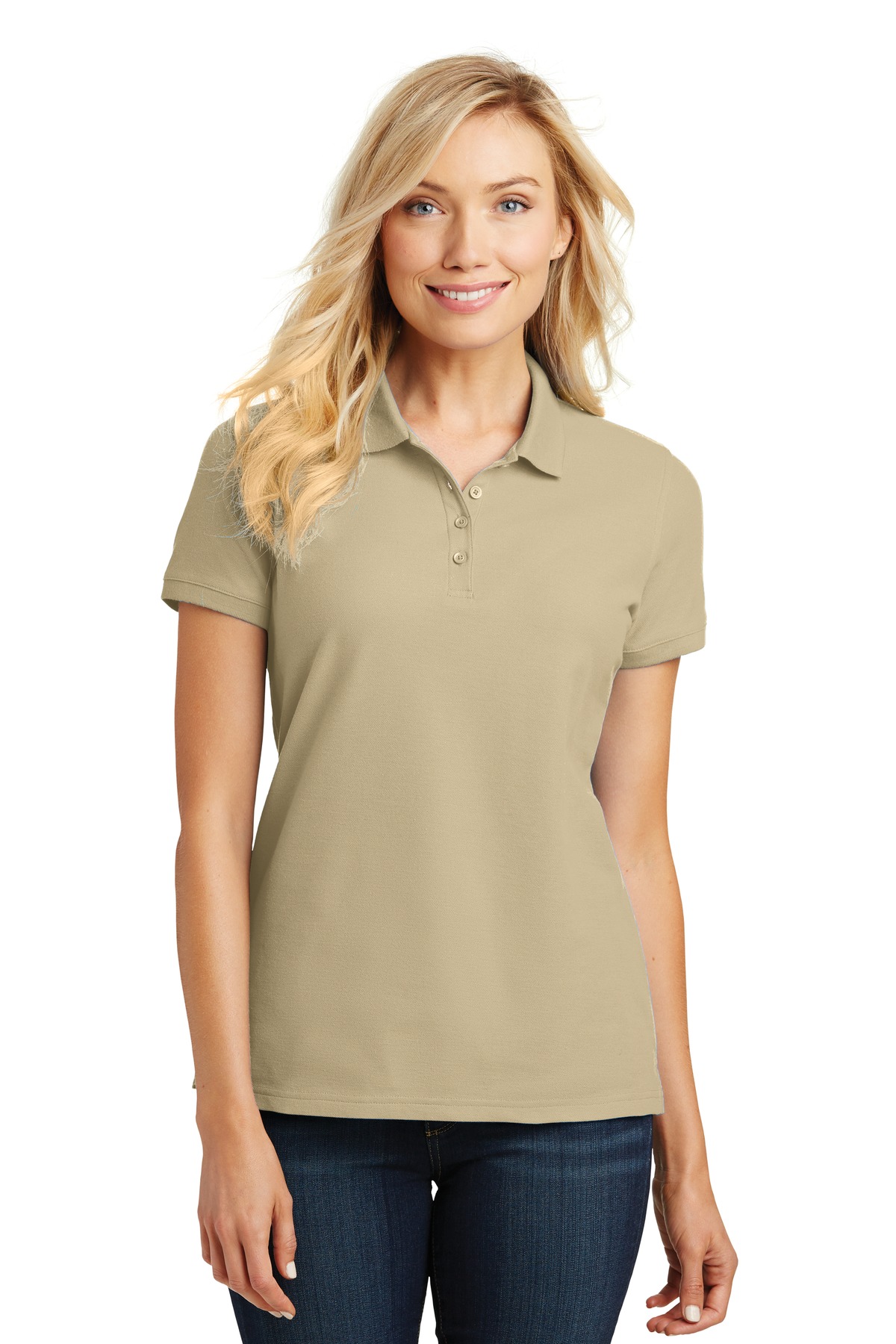 Port Authority L100 Women's Cotton/Poly Core Classic Pique Polo - Pack Of 2 - Picture 16 of 17