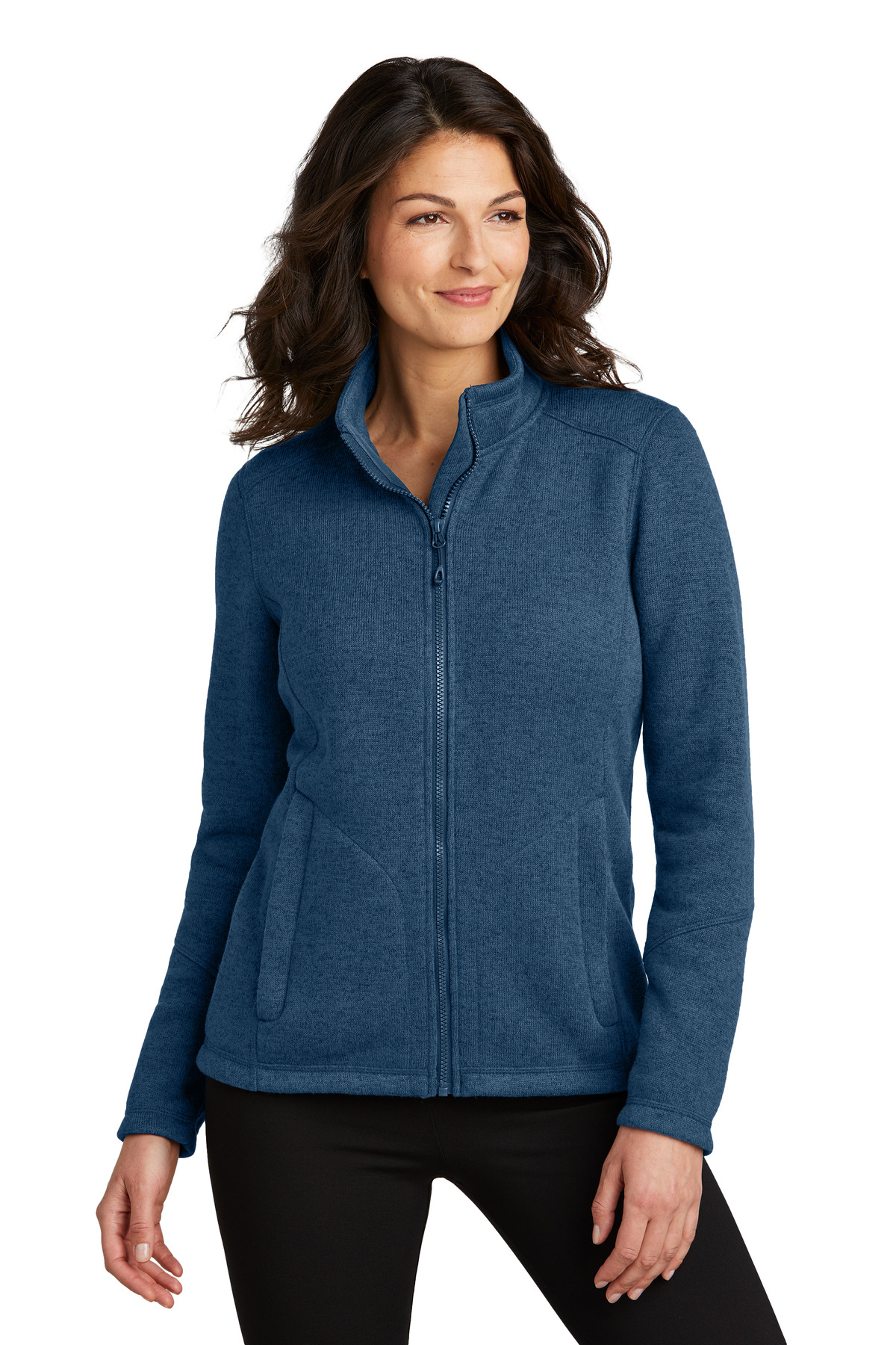 Port Authority Ladies Arc Sweater Fleece Jacket L428