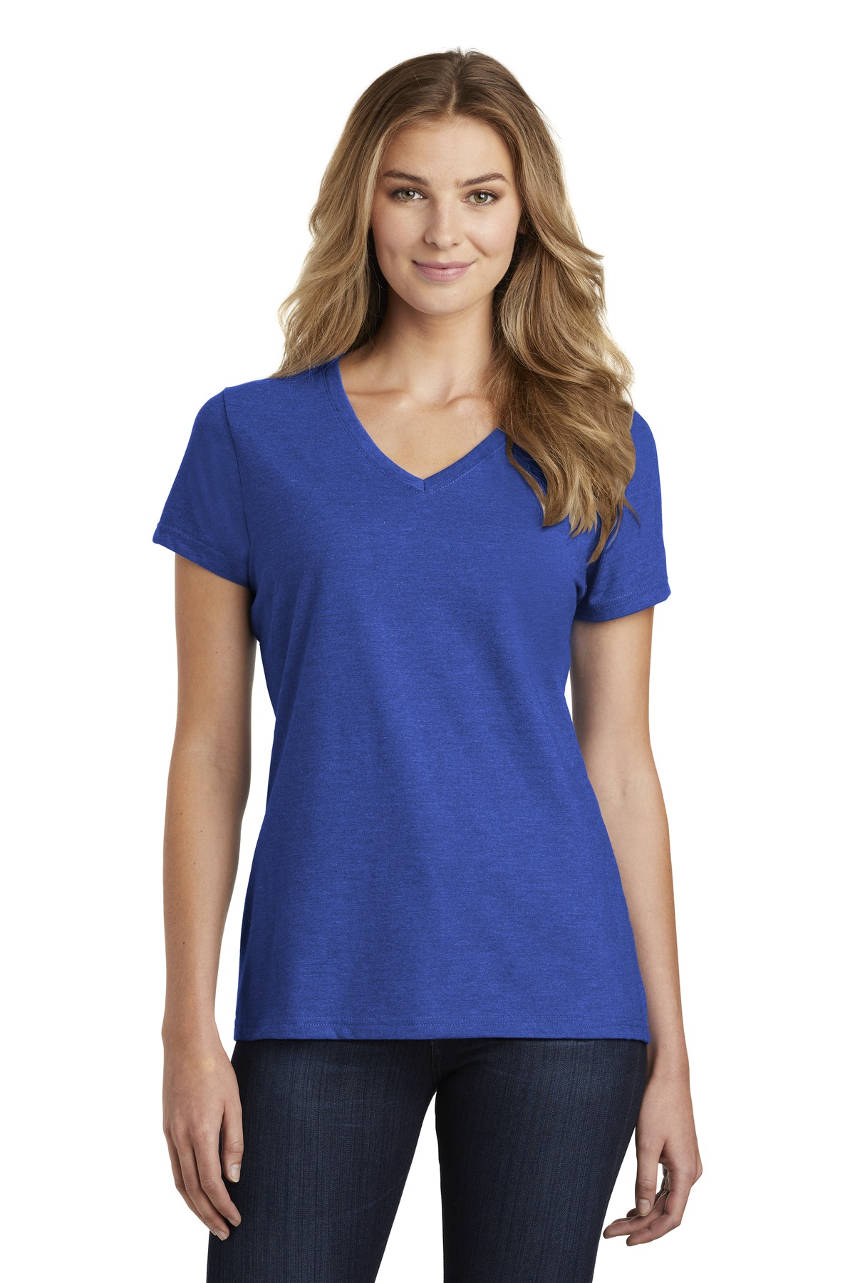 Neutral Deep V Neck T-Shirt O61015