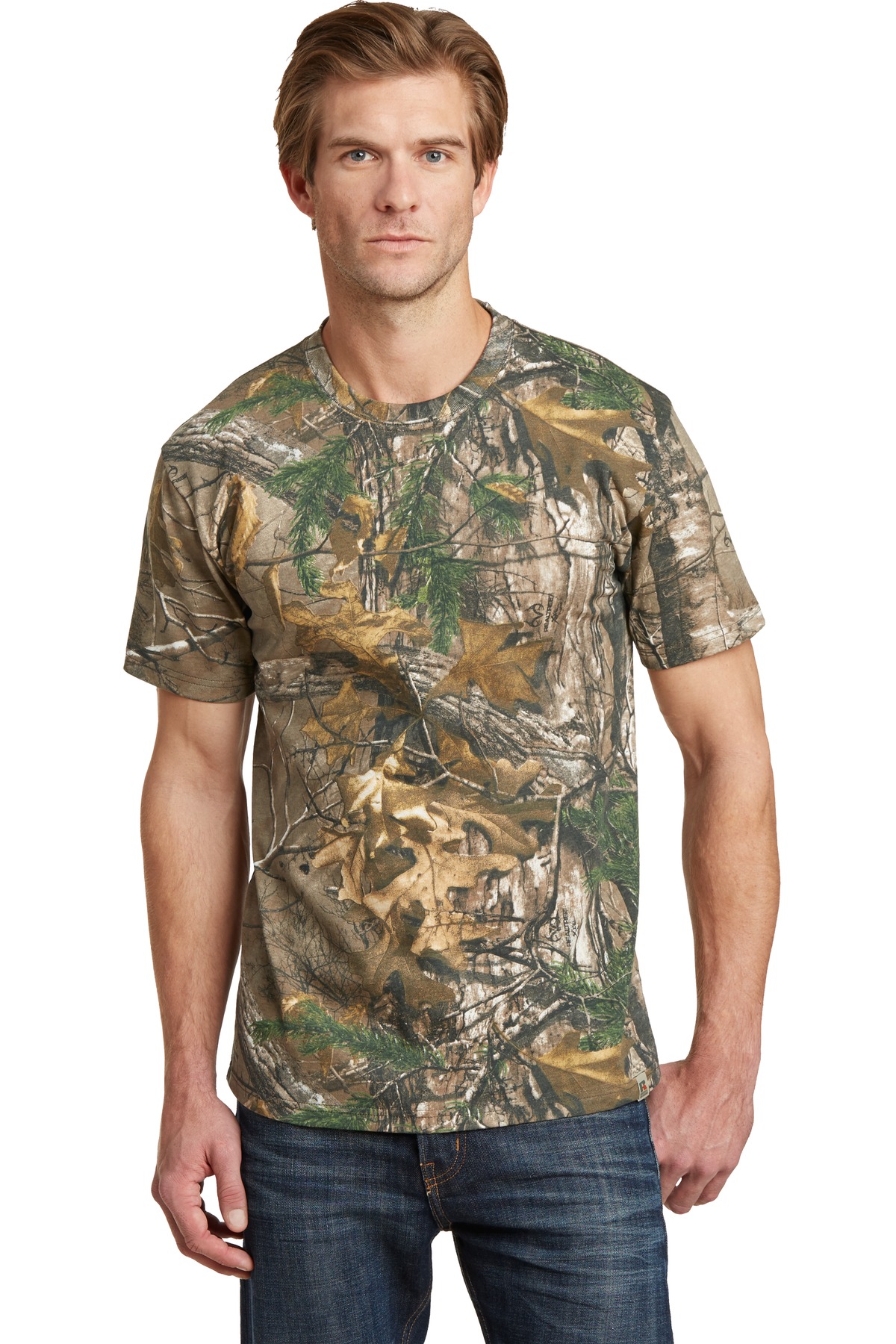 Russell Athletic Outdoors NP0021R Men's 100% Cotton Realtree Explorer T-Shirt