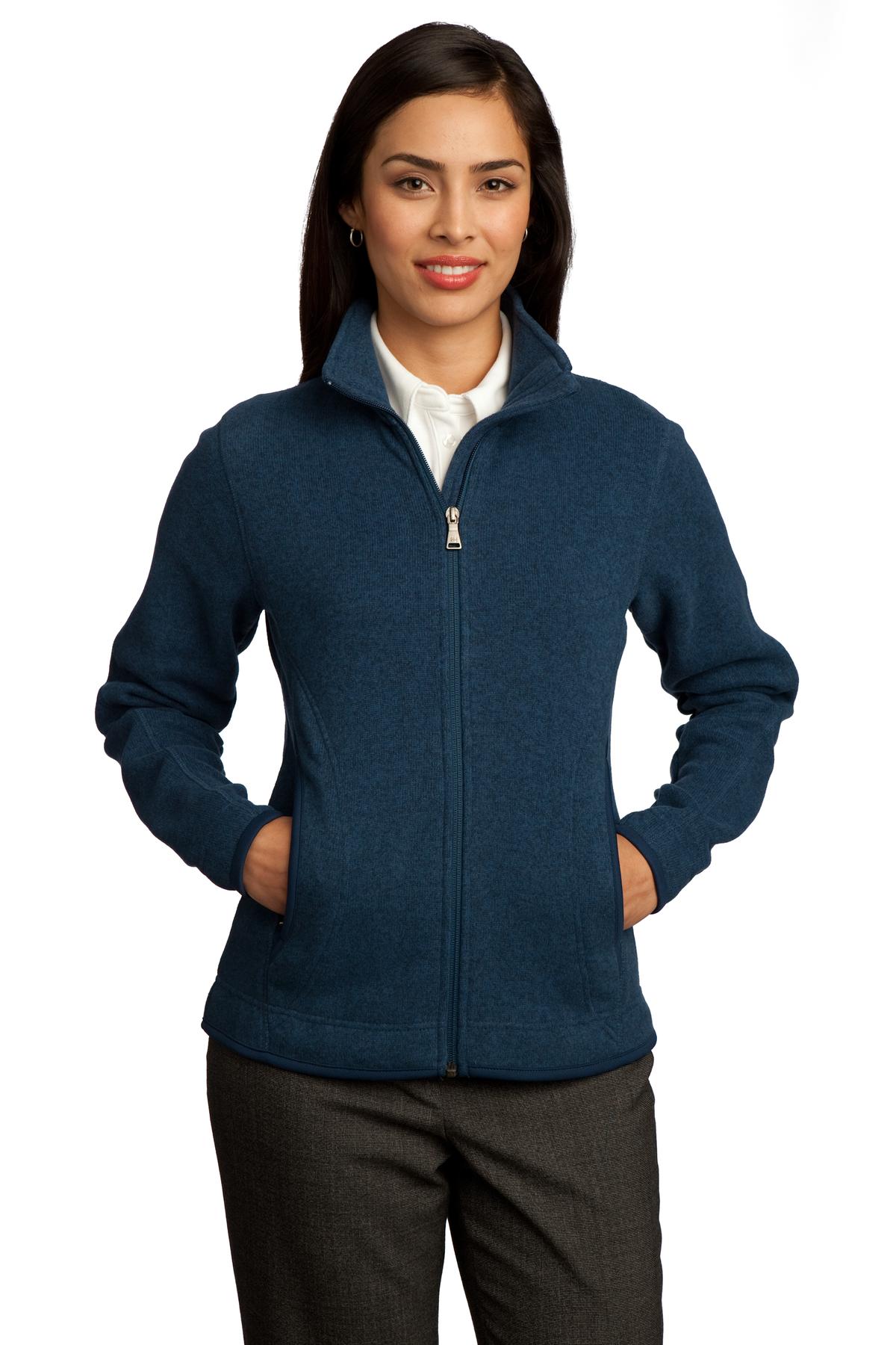 Red House - Ladies Sweater Fleece Full-Zip Jacket Medium RH55