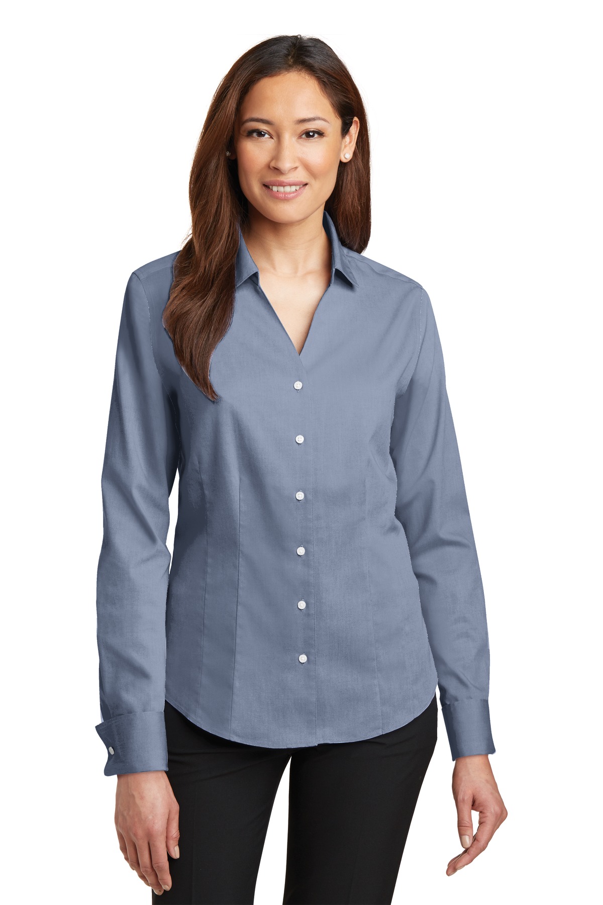 Ladies' Long Sleeve Oxford Shirt - Quality Restaurant Uniforms