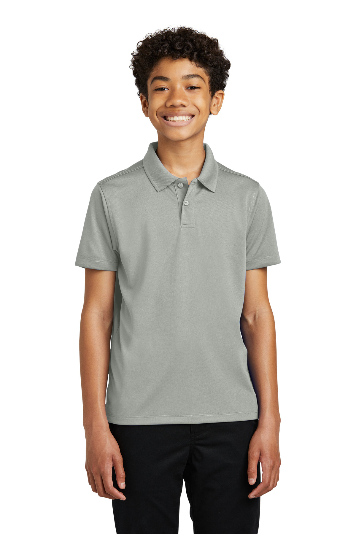 Port Authority Y110 Youth Short Sleeve Dry Zone UV Micro-Mesh Polo - Picture 7 of 11