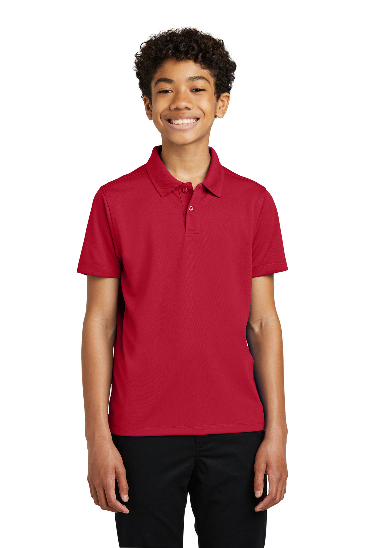 Port Authority Y110 Youth Short Sleeve Dry Zone UV Micro-Mesh Polo - Picture 8 of 11