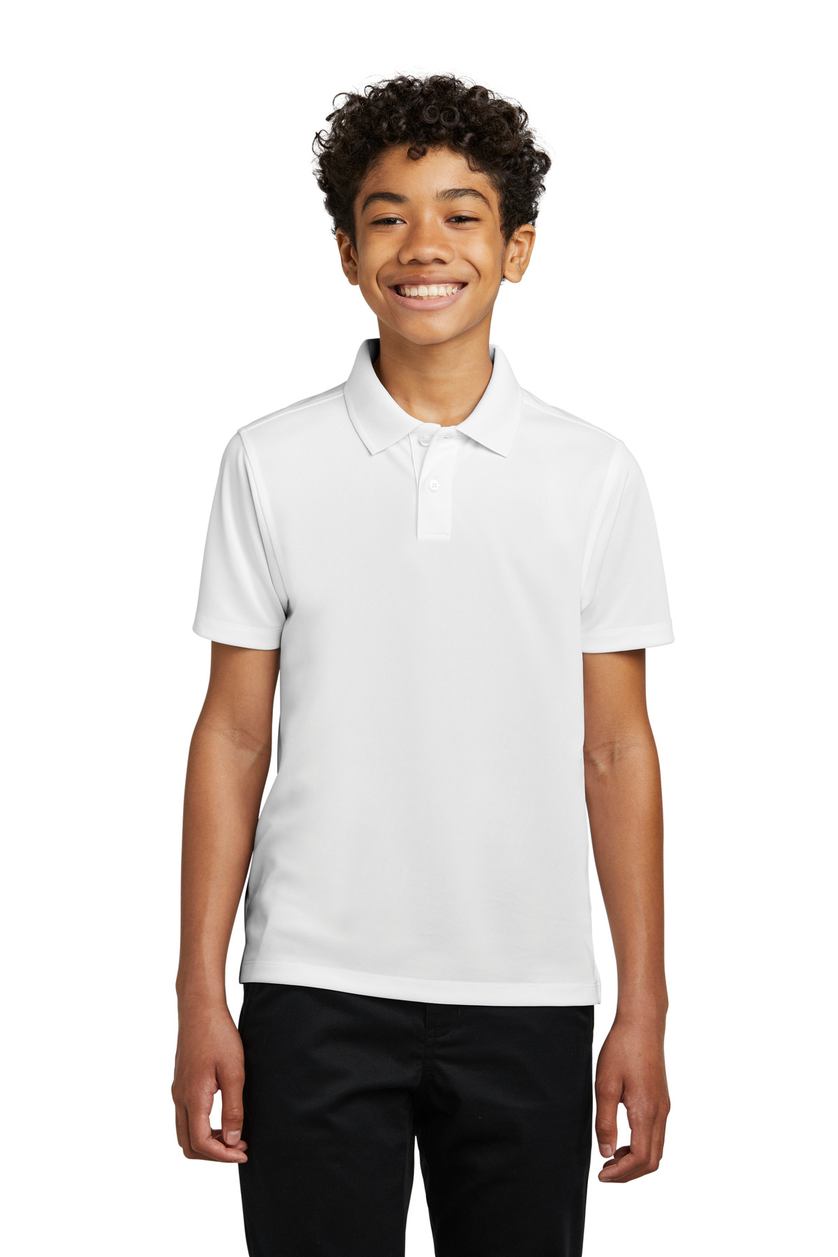 Port Authority Y110 Youth Short Sleeve Dry Zone UV Micro-Mesh Polo - Picture 11 of 11
