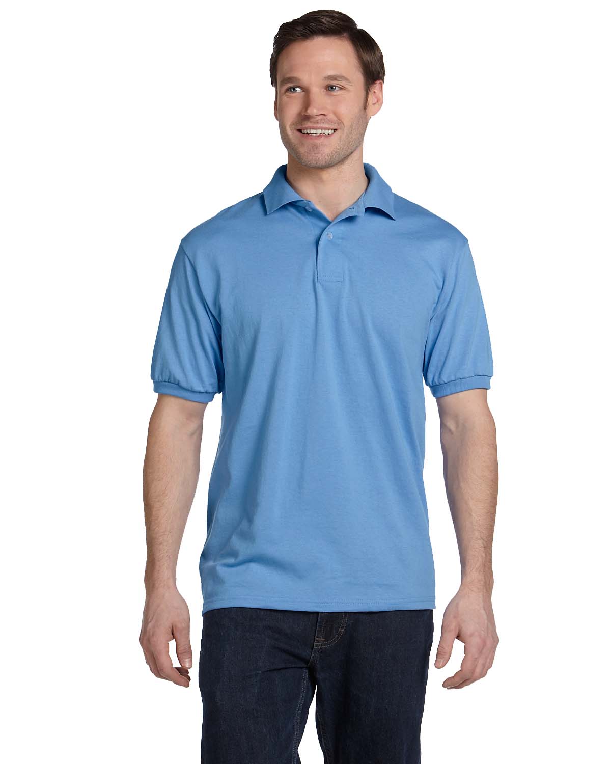 hanes comfortblend polo