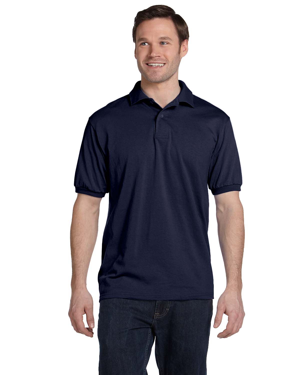 hanes comfortblend polo