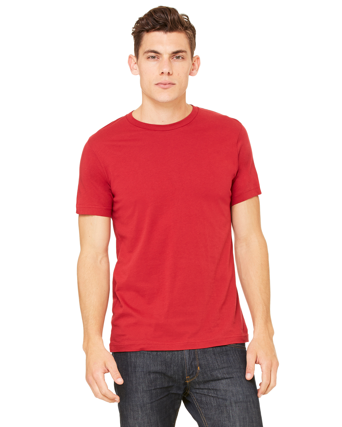 T shirt red. Canvas Bella Canvas футболки. Unisex Jersey short Sleeve Tee Bella+Canvas 3001. Футболка красная. Красная футболка унисекс.