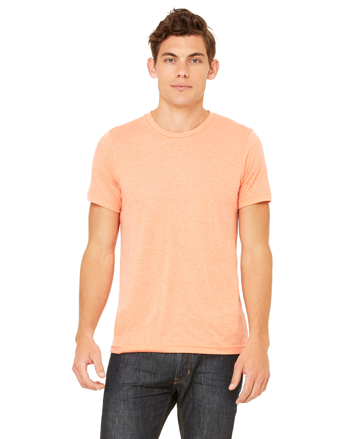 Bella+Canvas Mens Triblend Short Sleeve Crewneck XS-XL T-Shirt R-3413C ...