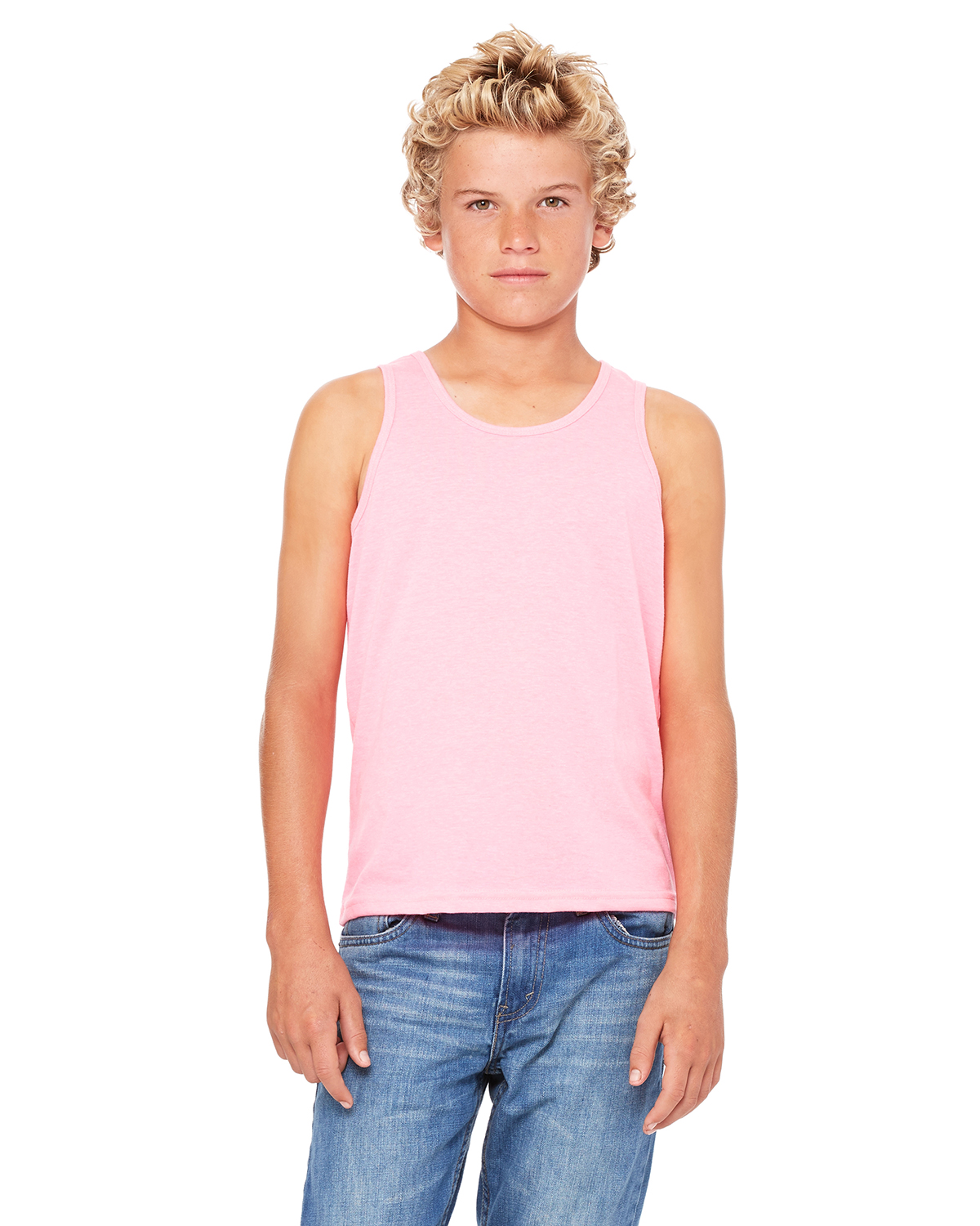 Bella + Canvas 3480Y Youth Jersey Tank Top - Picture 7 of 9