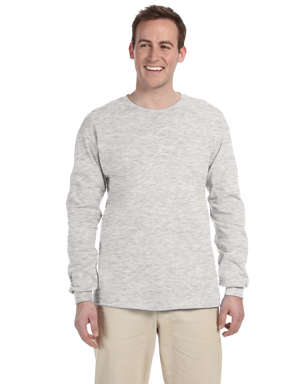 mens long sleeve t shirts fruit of the loom