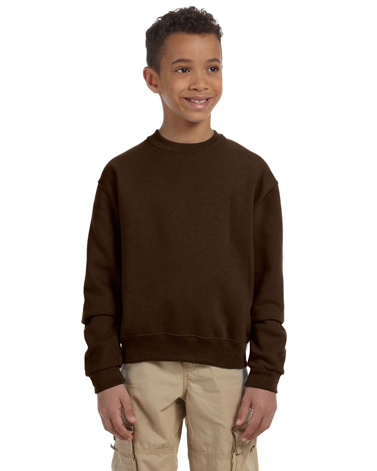 Jerzees 562B Youth NuBlend Crewneck Sweatshirt - Picture 7 of 24