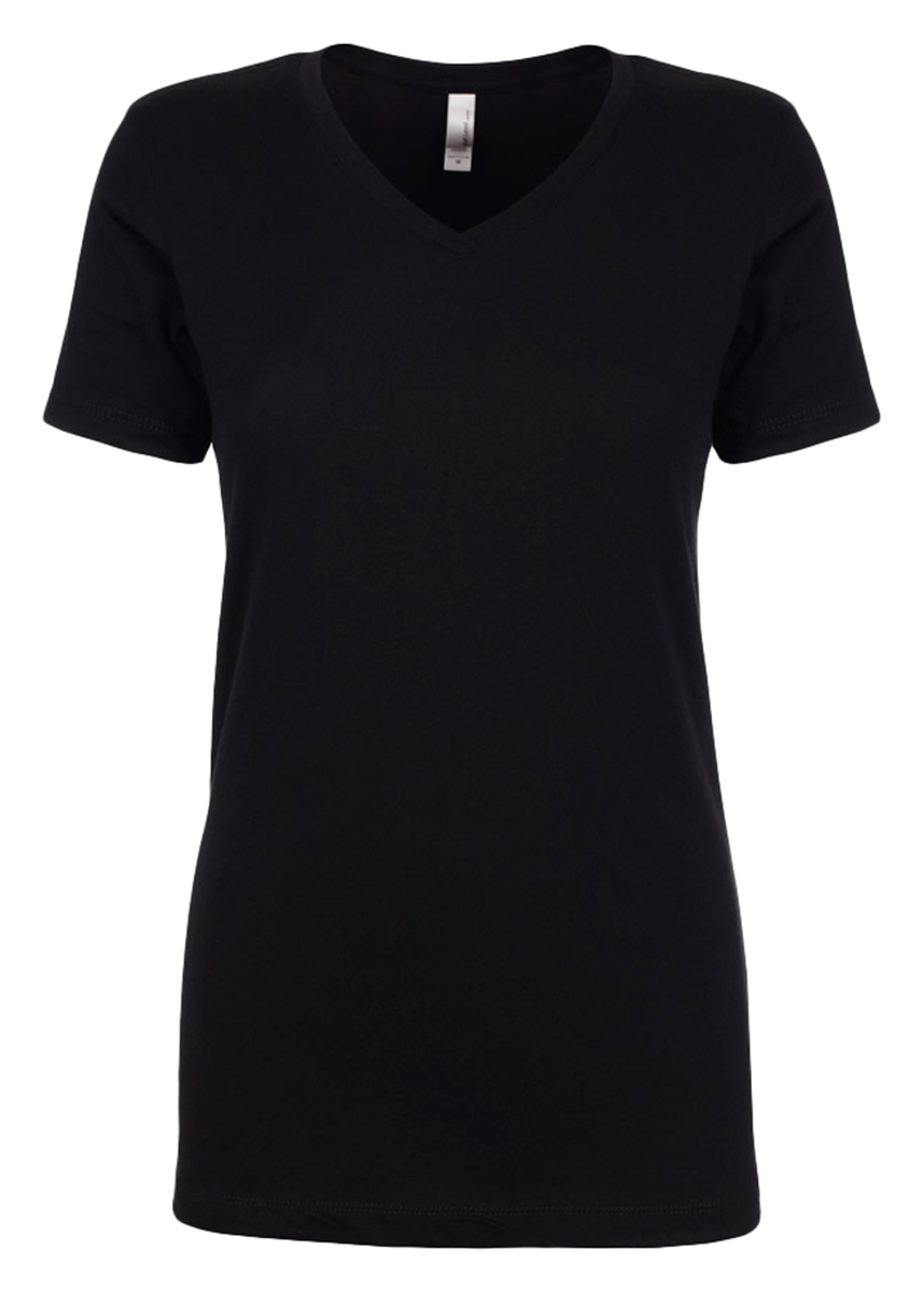 N1540 Next Level-Women's Ideal V-Neck Short Sleeve T-Shirt XS-3XL | eBay
