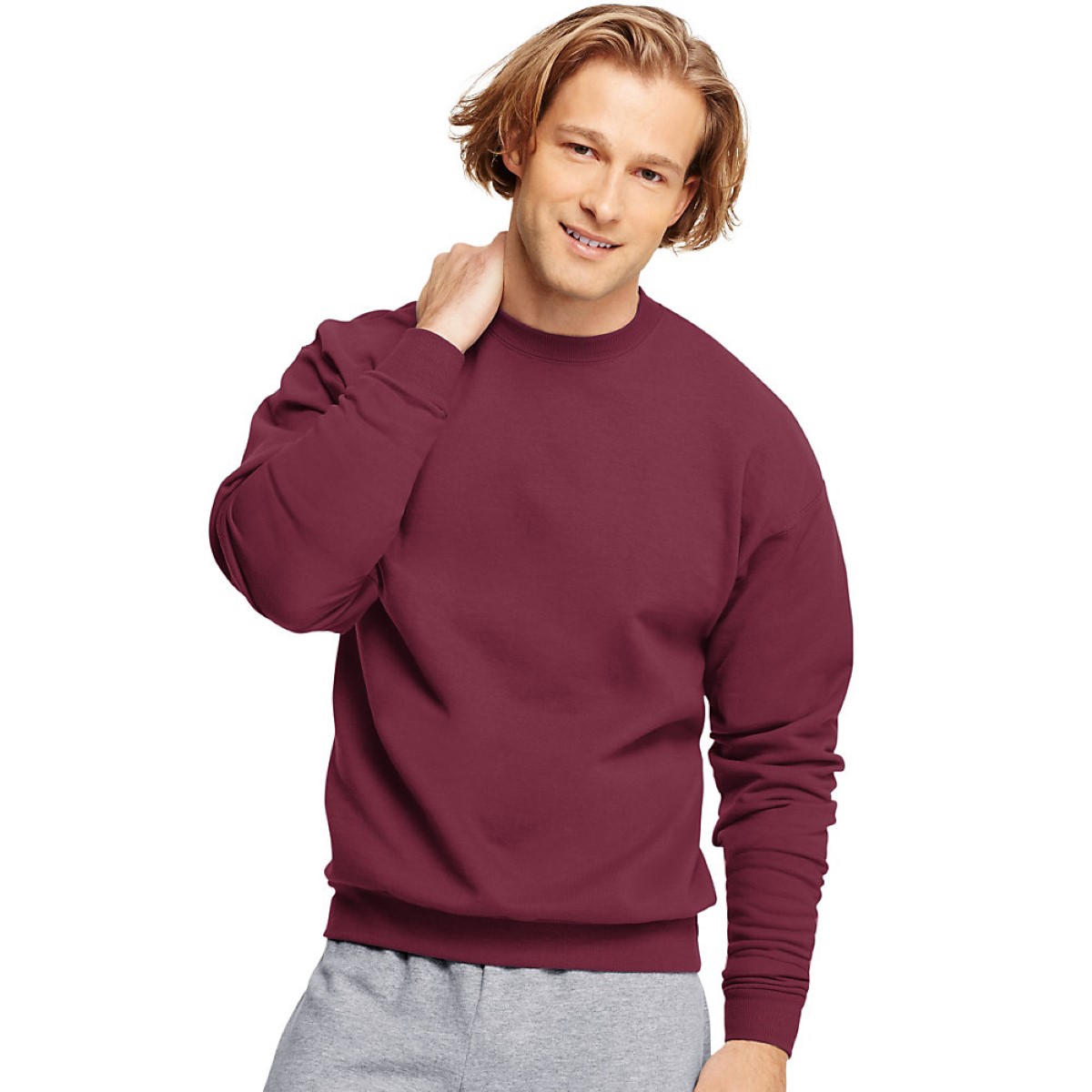 Hanes Men's Comfortblend Ecosmart Crewneck Sweatshirt, P160, S-5XL | eBay