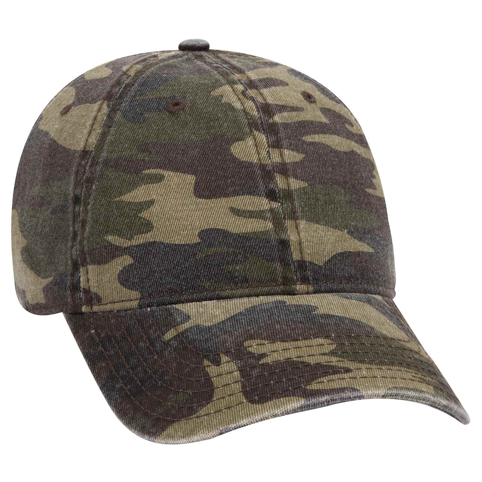 OTTO CAP 103-713 Unisex Camouflage 6 Panel Low Profile Baseball Hat - Picture 4 of 4
