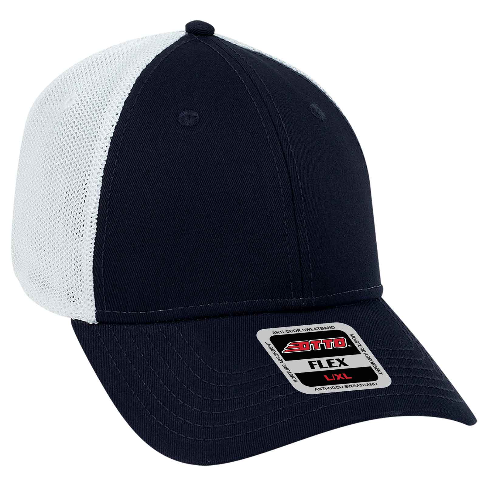 Trucker Otto Flat Bill LV Hat  White & Black – LV Coaching