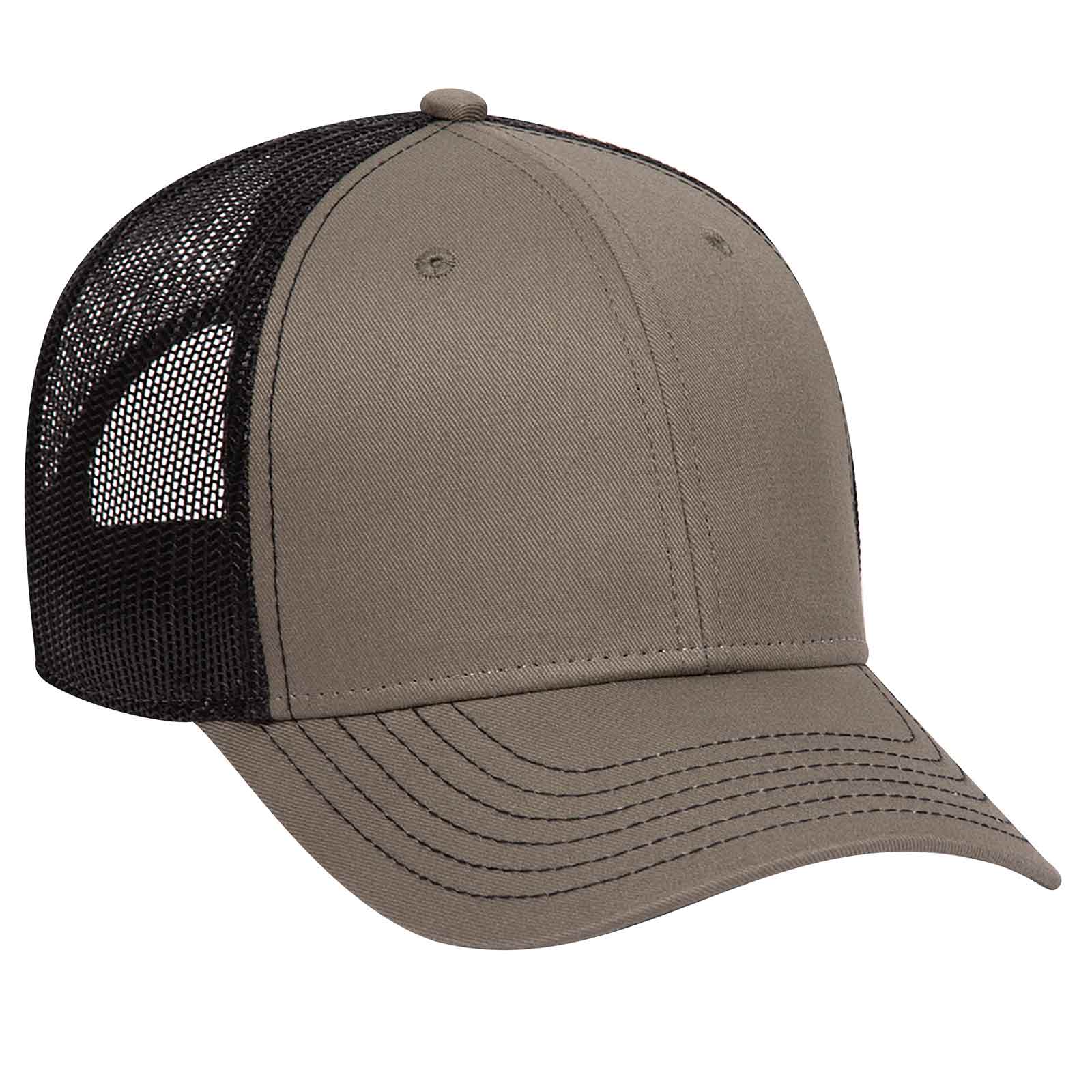 Trucker Otto Flat Bill LV Hat  Black & White – LV Coaching