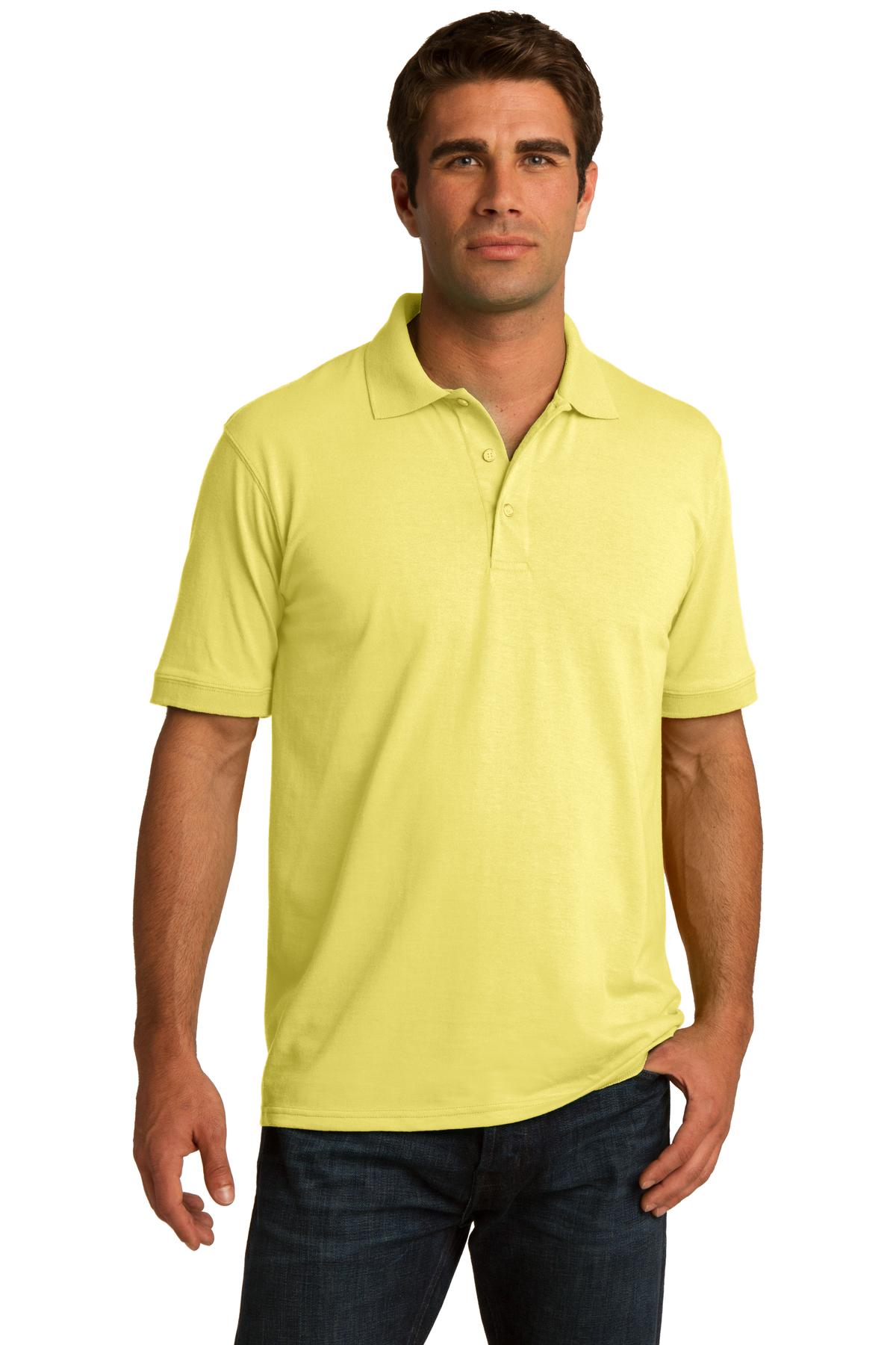 Big and tall hot sale yellow polo shirt