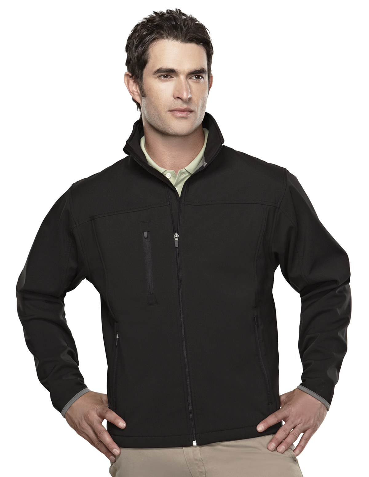 6400 Tri-Mountain Men's Long Sleeve 