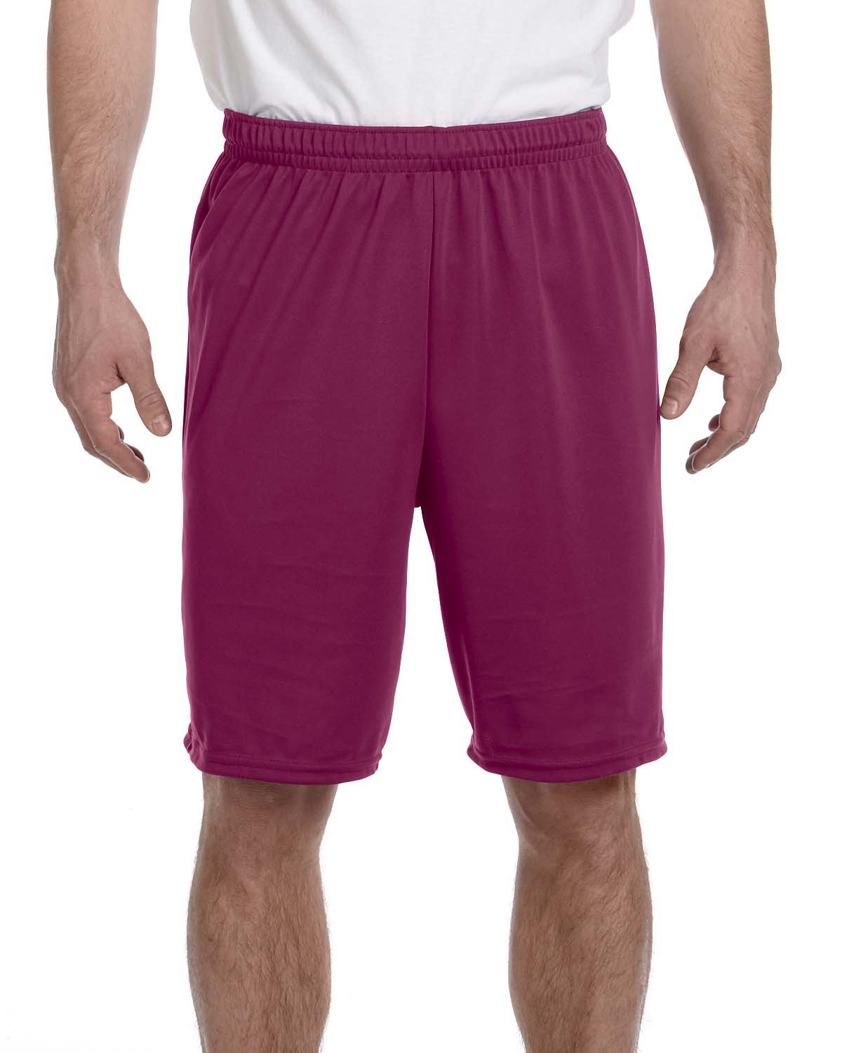2 Pack Of Augusta Sportswear 1420 Adult Polyester Wicking Knit Training Shorts - Picture 8 of 14