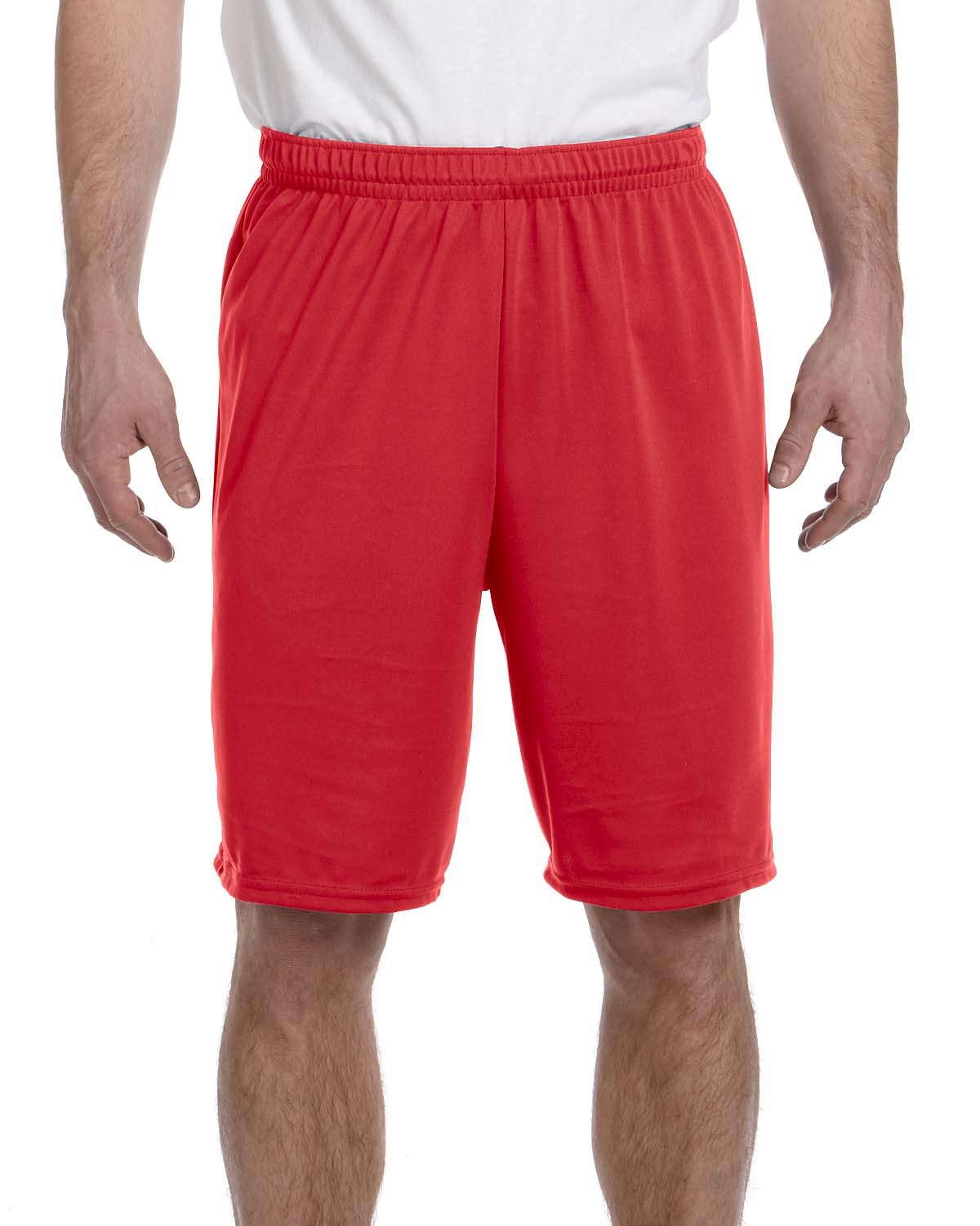 2 Pack Of Augusta Sportswear 1420 Adult Polyester Wicking Knit Training Shorts - Picture 12 of 14