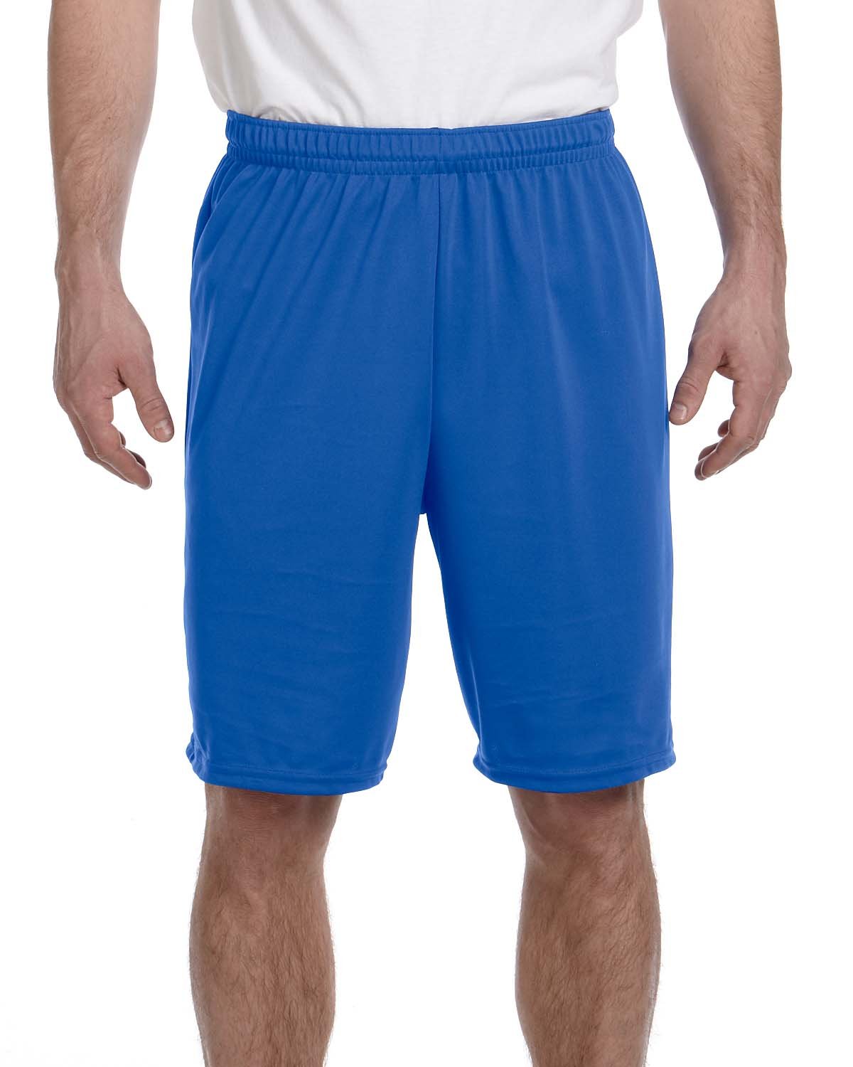 2 Pack Of Augusta Sportswear 1420 Adult Polyester Wicking Knit Training Shorts - Picture 13 of 14