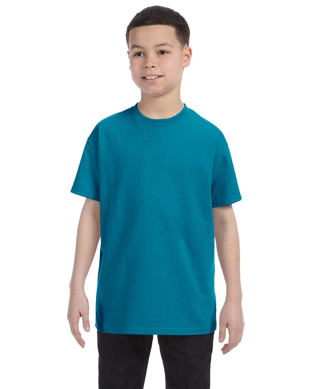 Jerzees 29B Youth Tshirt Short Sleeve DRI-POWER ACTIVE Stylish Plain T Shirt - Picture 8 of 43