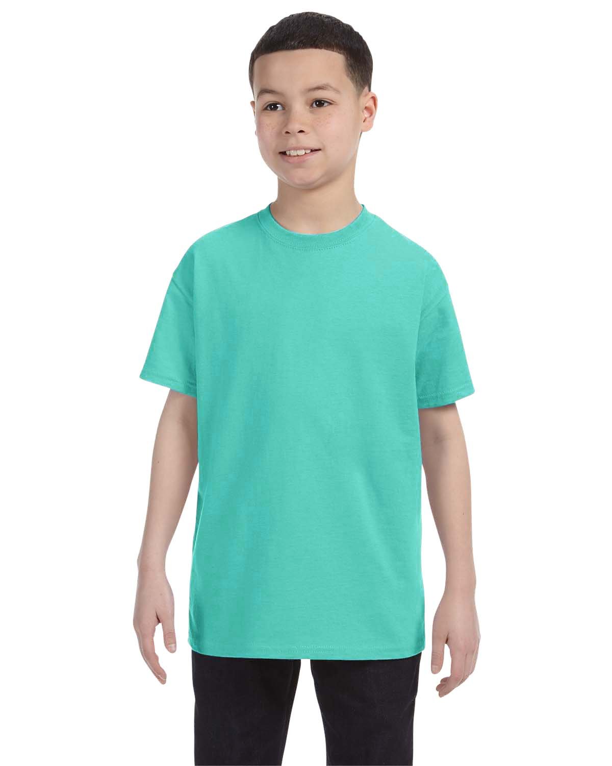 Jerzees 29B Youth Tshirt Short Sleeve DRI-POWER ACTIVE Stylish Plain T Shirt - Picture 13 of 43