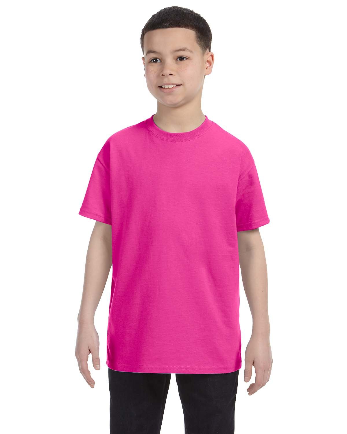 Jerzees 29B Youth Tshirt Short Sleeve DRI-POWER ACTIVE Stylish Plain T Shirt - Picture 14 of 43