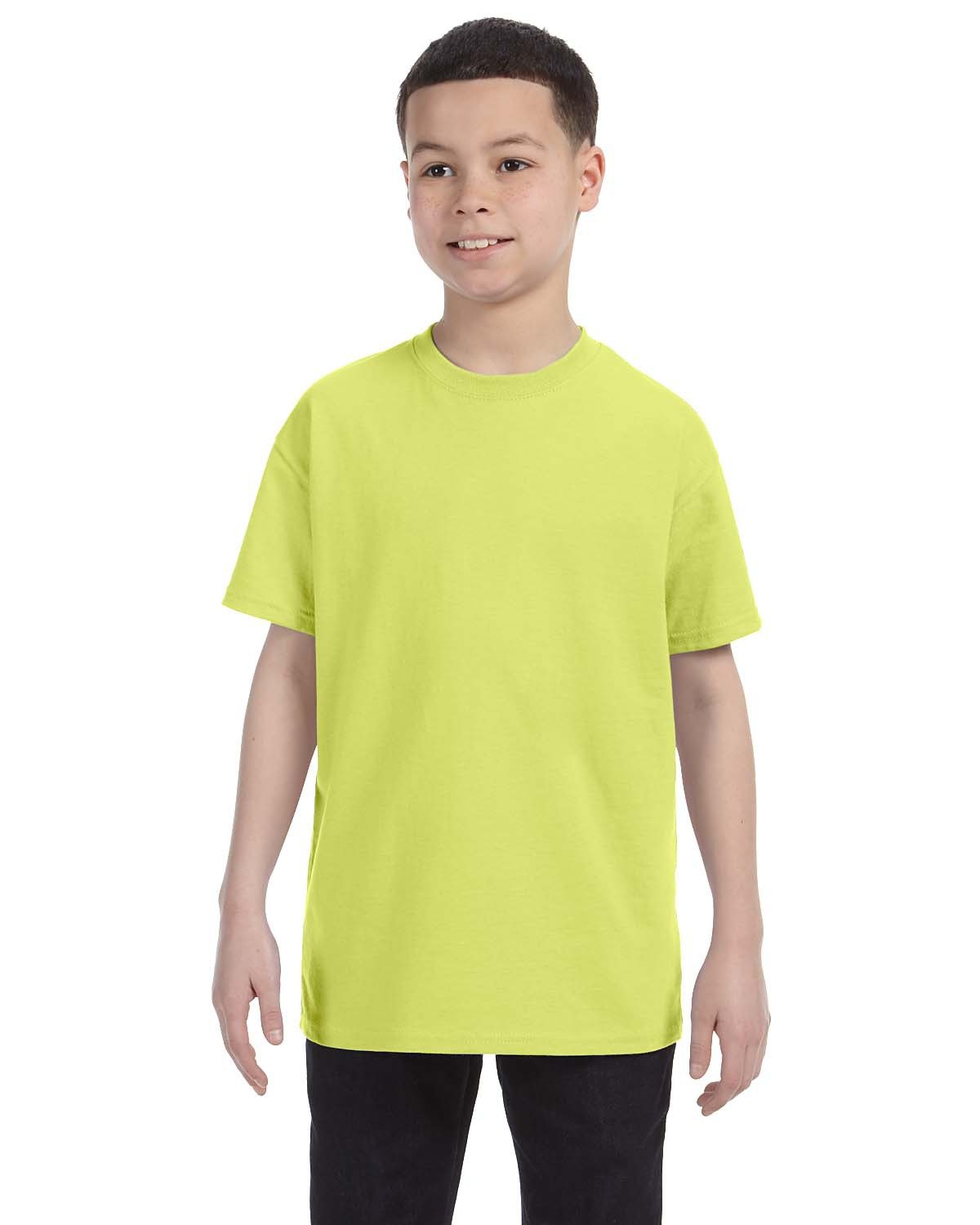 Jerzees 29B Youth Tshirt Short Sleeve DRI-POWER ACTIVE Stylish Plain T Shirt - Picture 32 of 43