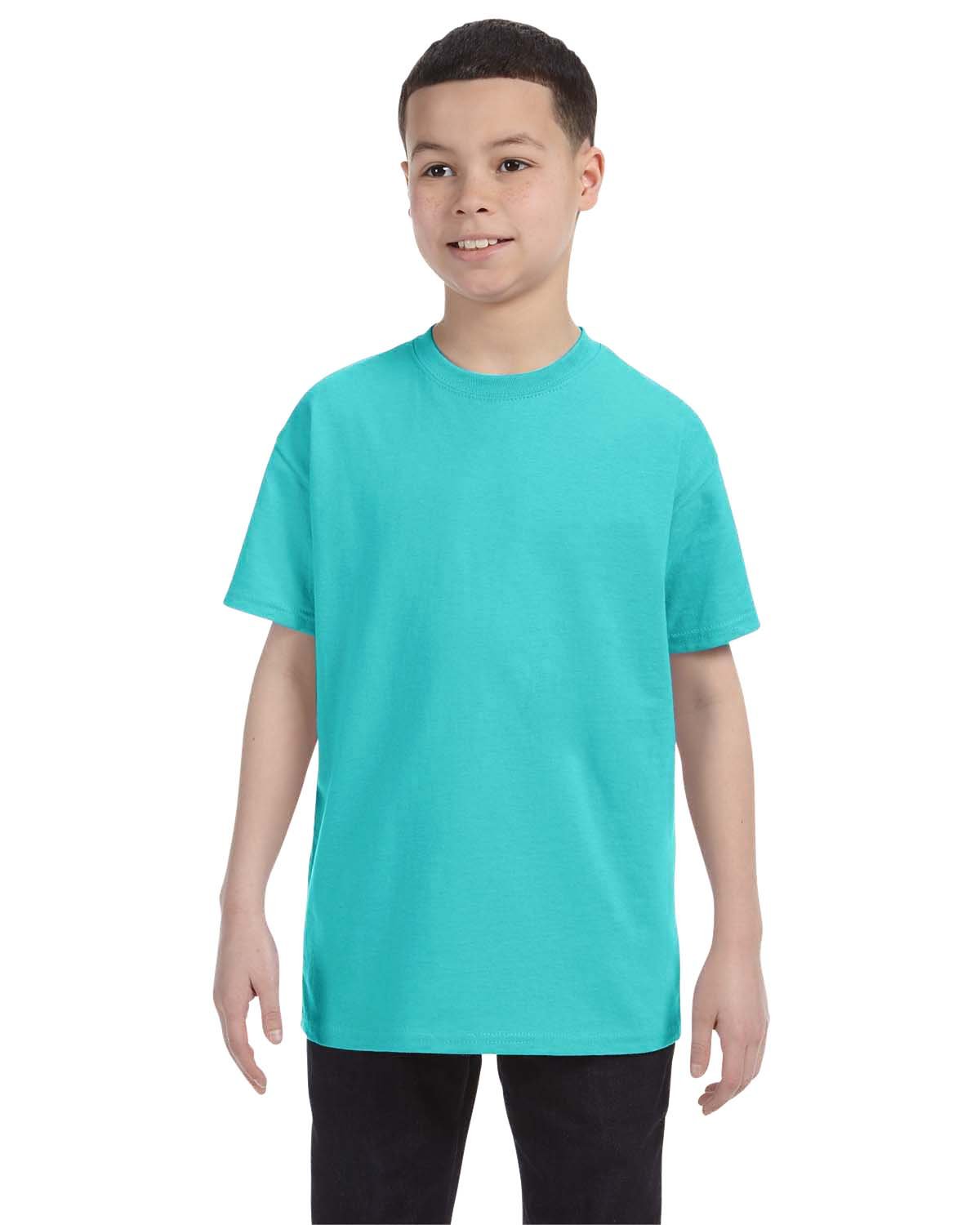 Jerzees 29B Youth Tshirt Short Sleeve DRI-POWER ACTIVE Stylish Plain T Shirt - Picture 34 of 43
