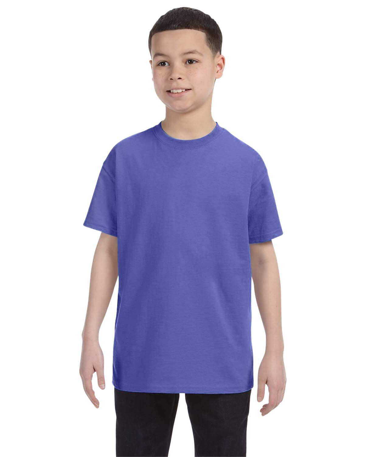 Jerzees 29B Youth Tshirt Short Sleeve DRI-POWER ACTIVE Stylish Plain T Shirt - Picture 42 of 43