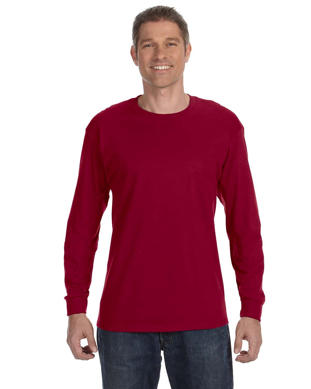 3 Pack Of Jerzees 29L Adult DRI-POWER ACTIVE T Shirt Long Sleeve T-Shirt - Picture 9 of 33