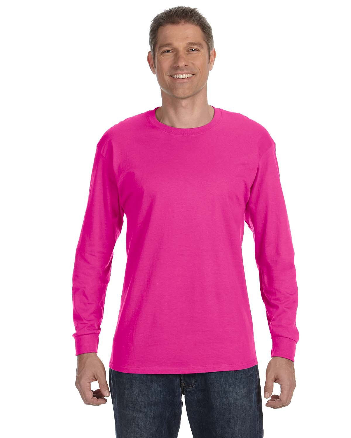 3 Pack Of Jerzees 29L Adult DRI-POWER ACTIVE T Shirt Long Sleeve T-Shirt - Picture 13 of 33
