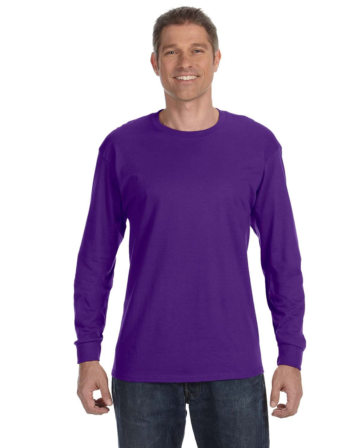 3 Pack Of Jerzees 29L Adult DRI-POWER ACTIVE T Shirt Long Sleeve T-Shirt - Picture 14 of 33