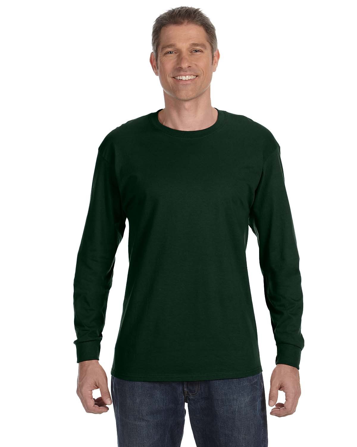 3 Pack Of Jerzees 29L Adult DRI-POWER ACTIVE T Shirt Long Sleeve T-Shirt - Picture 15 of 33