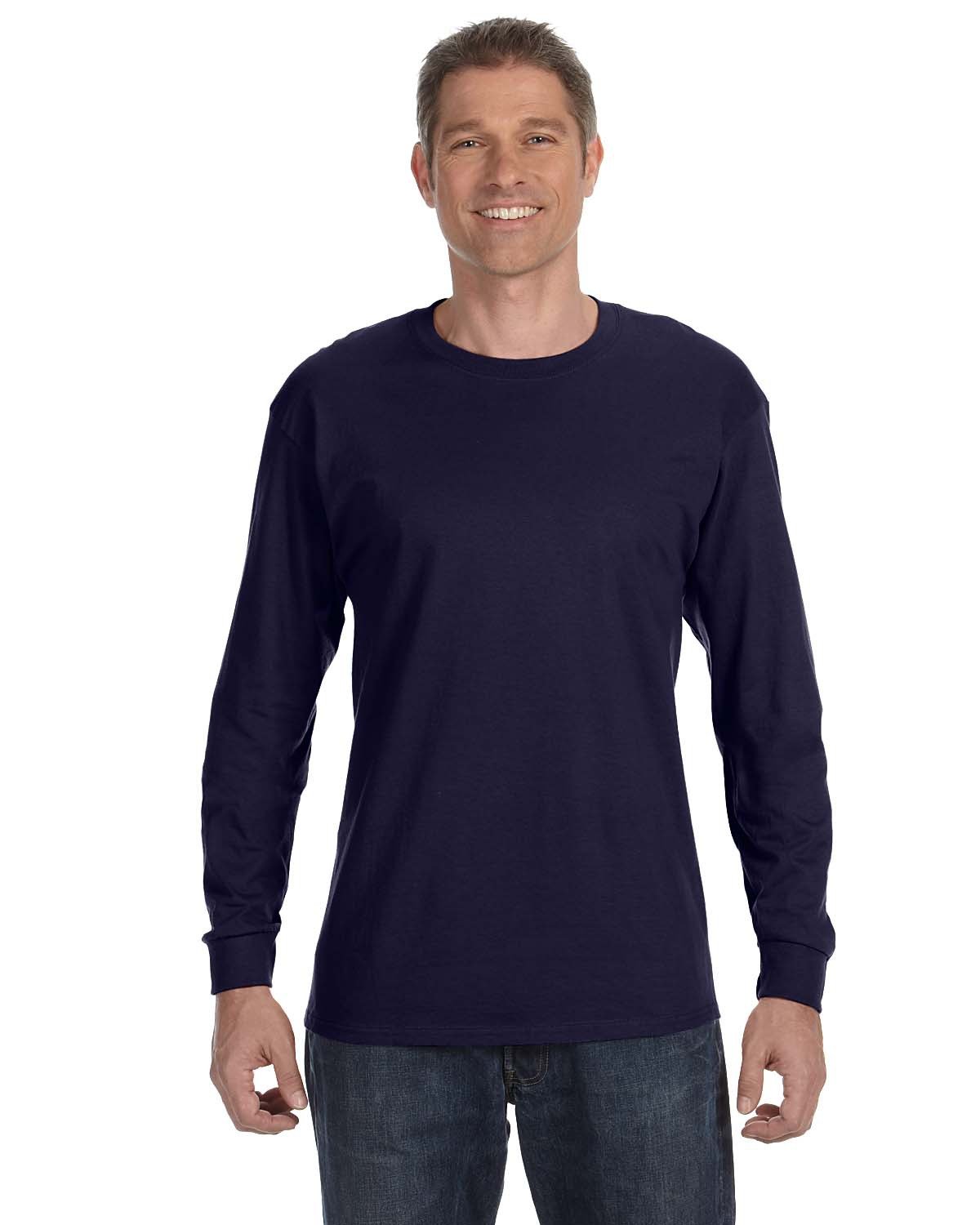 3 Pack Of Jerzees 29L Adult DRI-POWER ACTIVE T Shirt Long Sleeve T-Shirt - Picture 18 of 33