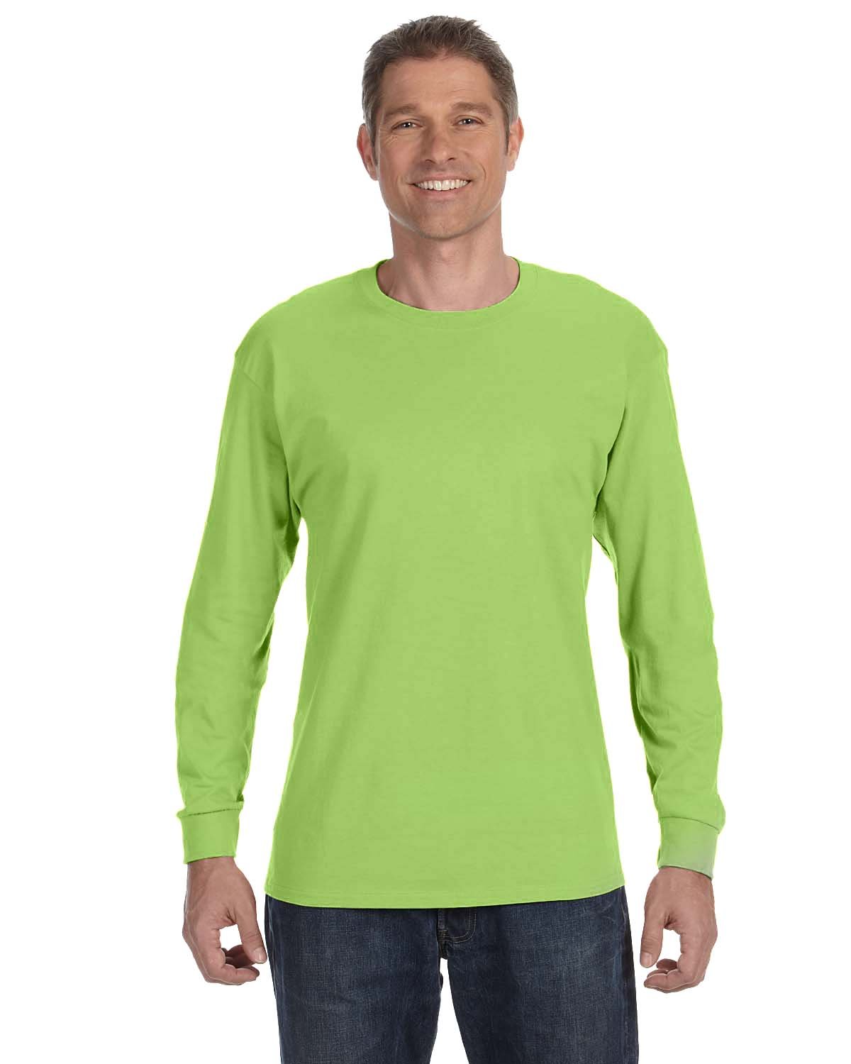 3 Pack Of Jerzees 29L Adult DRI-POWER ACTIVE T Shirt Long Sleeve T-Shirt - Picture 23 of 33