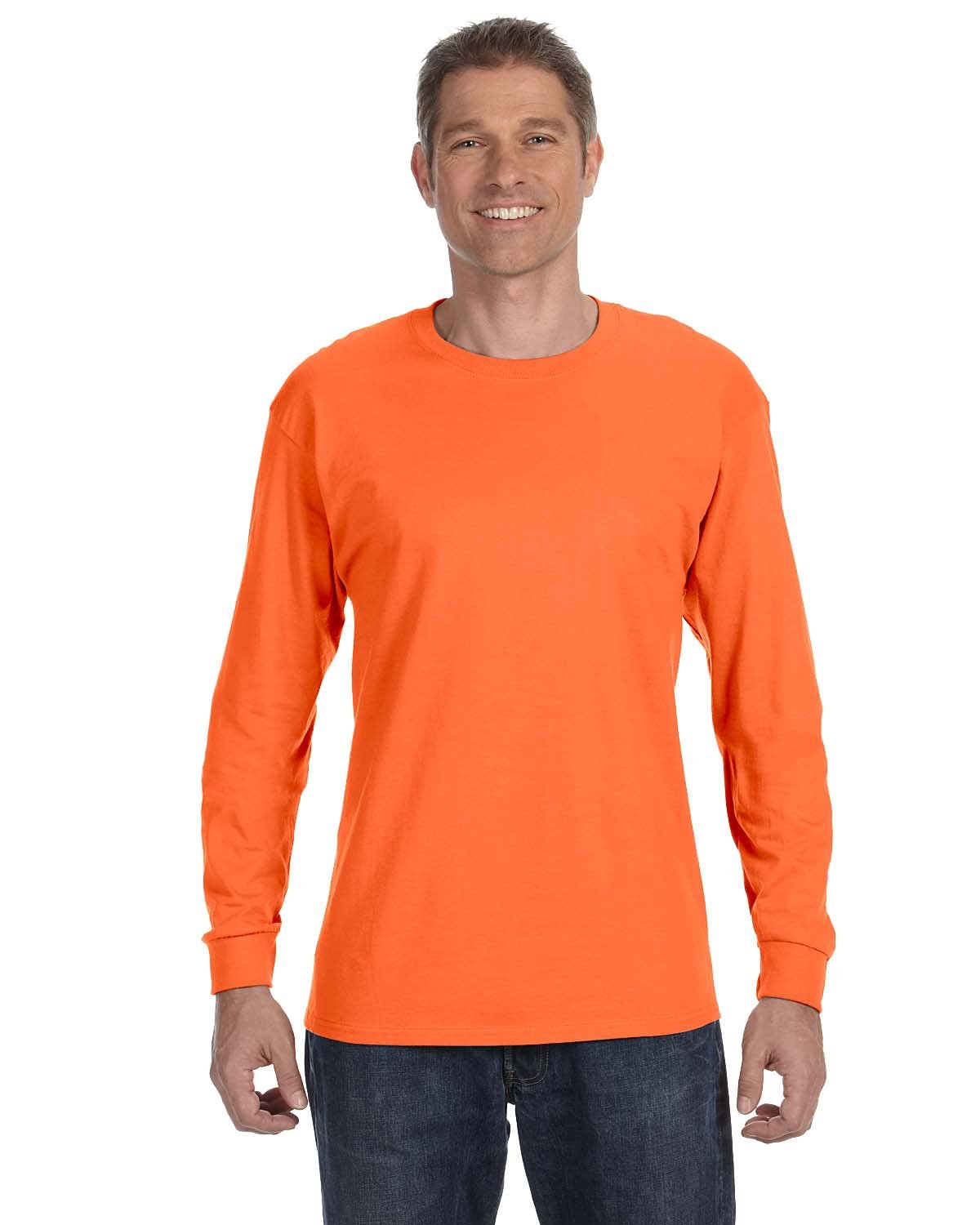 3 Pack Of Jerzees 29L Adult DRI-POWER ACTIVE T Shirt Long Sleeve T-Shirt - Picture 28 of 33