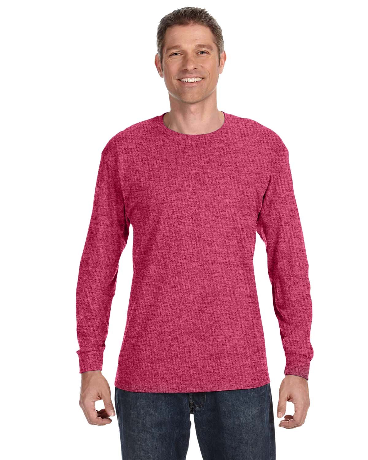 3 Pack Of Jerzees 29L Adult DRI-POWER ACTIVE T Shirt Long Sleeve T-Shirt - Picture 32 of 33