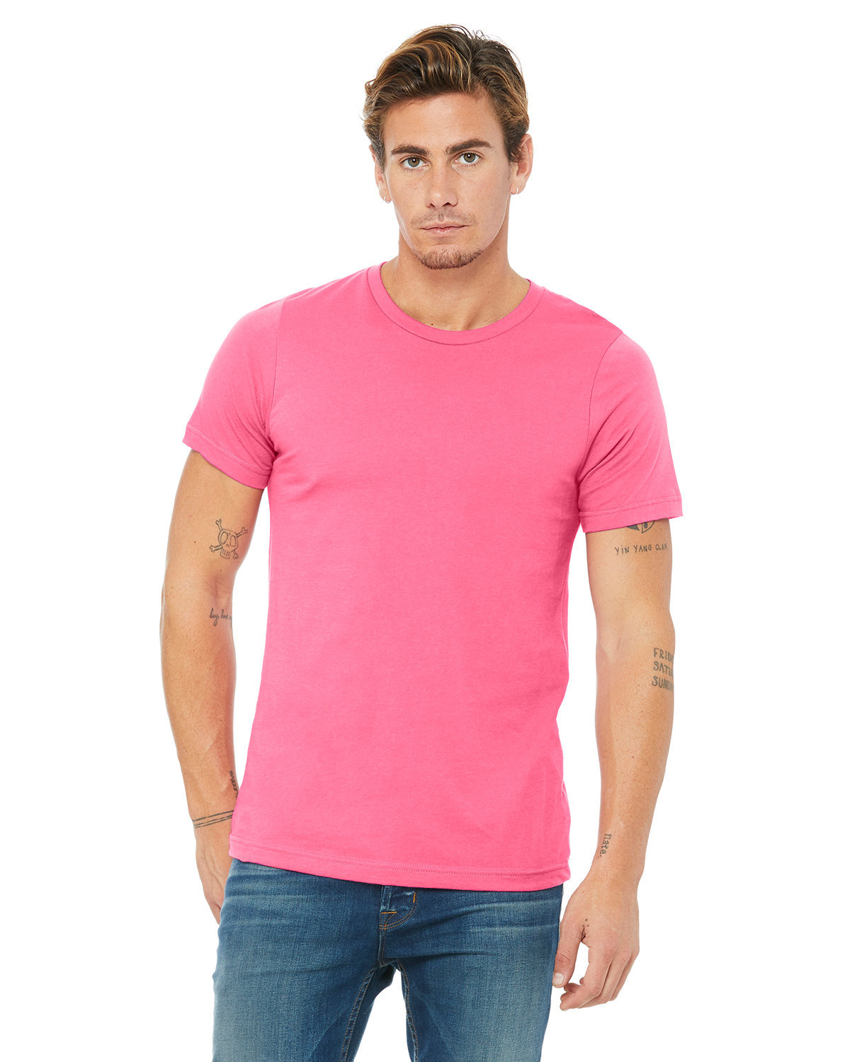 5 Pack Of Bella + Canvas 3001C Unisex Pre-shrunk T Shirt Jersey Stylish T-Shirt - Picture 12 of 83